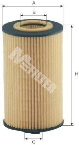 Фільтр масляний Vario/Atego ОМ904 96- M-FILTER TE 627