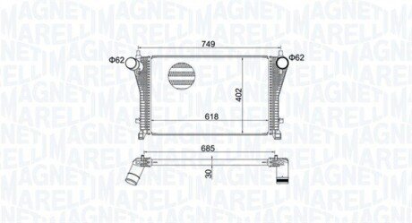 Інтеркулер MAGNETI MARELLI 351319205370 (фото 1)