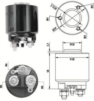 Реле стартера втягуюче MAGNETI MARELLI 940113050140