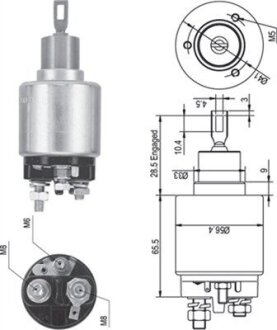 Втягуюче реле MAGNETI MARELLI 940113050344