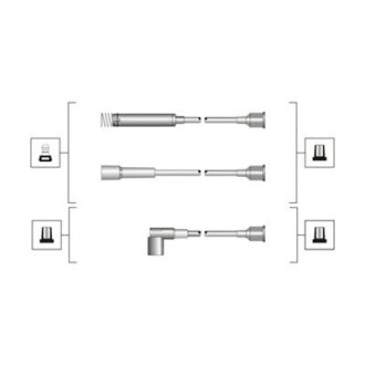 Комплект проводов зажигания (выр-во кор.. MSQ0047) MAGNETI MARELLI 941319170047