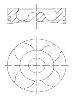 Поршень MAHLE / KNECHT 010 04 00