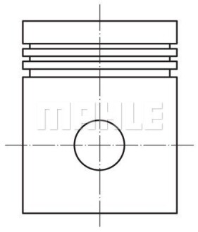 Поршень Opel ASTRA/VECTRA Z16XEP 03- (79.25mm/+0.25) MAHLE / KNECHT 012 21 02