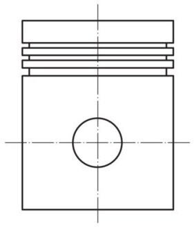 Поршень двигуна MAHLE / KNECHT 022 27 02