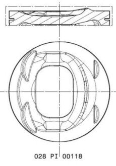 Поршень MAHLE / KNECHT 028 PI 00118 000