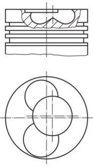 Поршень MAHLE / KNECHT 030 41 00