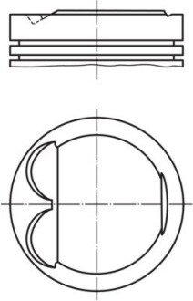 Поршень TOYOTA AVENSIS/CELICA/COROLLA 1.8 99-09 (79mm) MAHLE / KNECHT 607 77 00