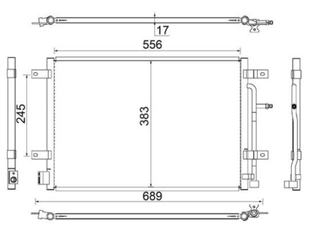 Конденсатор MAHLE / KNECHT AC 812 000S