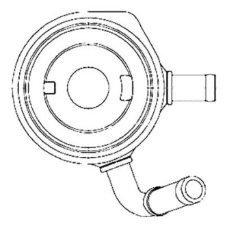 Масляний радіатор MAHLE / KNECHT CLC 195 000S