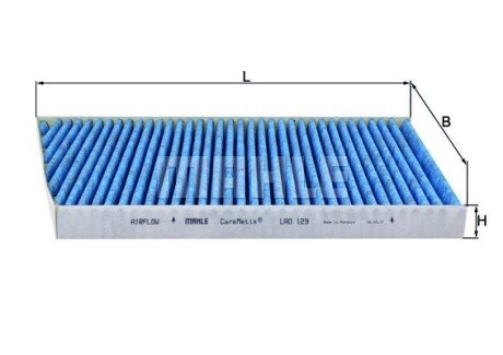 Фильтр салона (антиаллергия) MAHLE / KNECHT LAO129