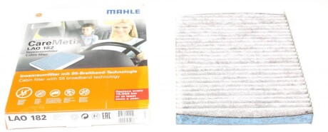 Фільтр салону VW T5, T6 03-, TOUAREG I 02-10 CareMetix (KNECHT-MAHLE) MAHLE / KNECHT LAO182