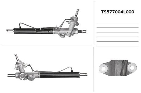 Рельс рулевой HYUNDAI ACCENT IV (RB) (выр-во Mando) MANDO CORPORATION TS577004L000