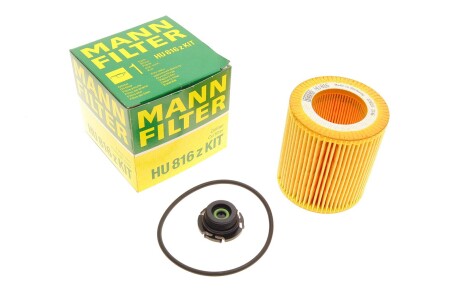 Фільтр масляний (к-кт) MANN HU 816 Z KIT