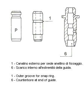 Направляюча клапана MITSUBISHI 1.3/1.6 16V 00- Metelli 01-S2853