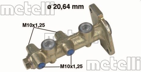 Циліндр гідравлічний гальмівний Metelli 05-0090