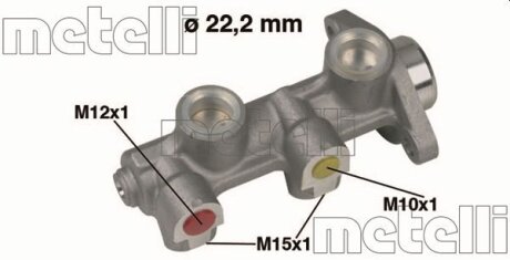 Цилиндр гидравлический тормозной Metelli 05-0189