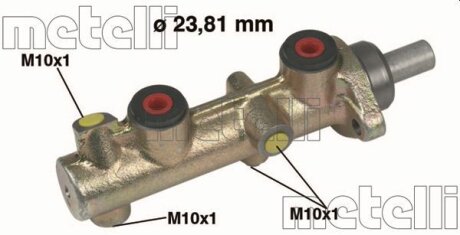 Цилиндр тормозной главный Metelli 05-0203