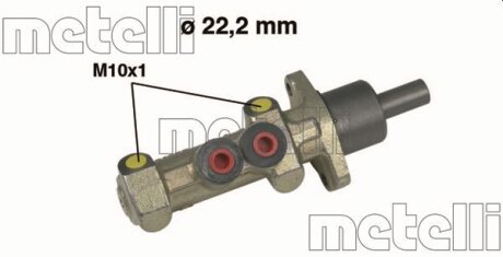 Цилиндр гидравлический тормозной Metelli 05-0227