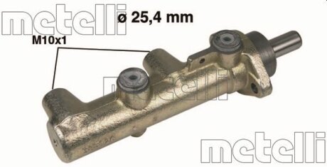 Цилиндр гидравлический тормозной Metelli 05-0236