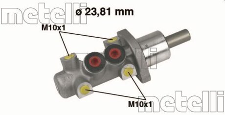 Цилиндр тормозной (главный) Metelli 05-0247