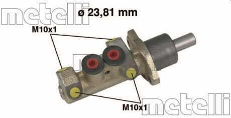 Цилиндр гидравлический тормозной Metelli 05-0253