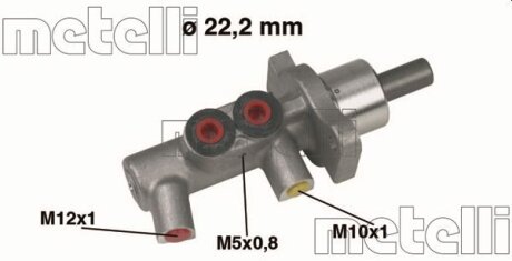 Цилиндр гидравлический тормозной Metelli 05-0383