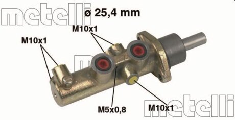 Цилиндр гидравлический тормозной Metelli 05-0446