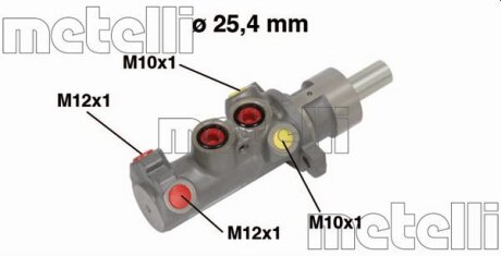 Цилиндр тормозной главный Metelli 05-0641