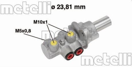 Цилиндр гидравлический тормозной Metelli 05-0683