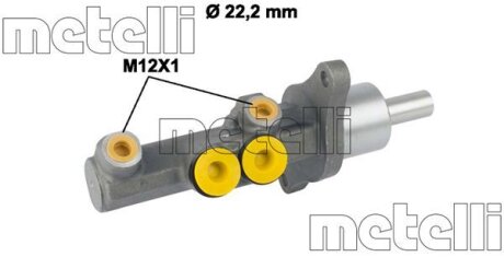 Головний гальмівний циліндр Metelli 05-0720