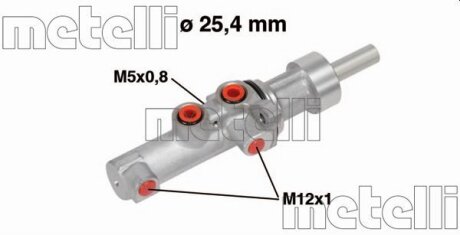 Цилиндр гидравлический тормозной Metelli 05-0752