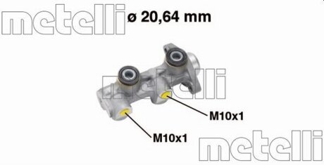 Циліндр гальмівний головний Metelli 05-0760