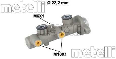 Цилиндр тормозной главный Metelli 05-0763