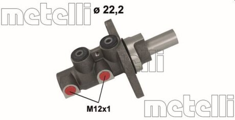 Цилиндр гидравлический тормозной Metelli 05-1152