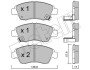 Комплект гальмівних колодок (дискових) Metelli 22-0175-0 (фото 1)