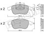 Комплект гальмівних колодок (дискових) Metelli 22-0803-2 (фото 1)