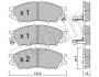 Комплект гальмівних колодок (дискових) Metelli 22-0810-0 (фото 1)