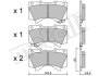 Комплект гальмівних колодок (дискових) Metelli 22-0821-0 (фото 1)