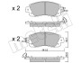 Комплект гальмівних колодок (дискових) Metelli 22-1080-0 (фото 1)