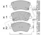 Комплект гальмівних колодок (дискових) Metelli 22-1092-0 (фото 1)