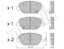 Комплект гальмівних колодок (дискових) Metelli 22-1178-0 (фото 1)