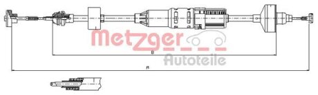 Трос сцепления METZGER 10.3443