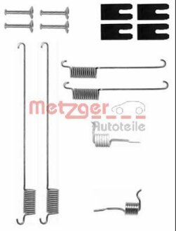 Монтажный к-кт тормозных колодок METZGER 105-0829