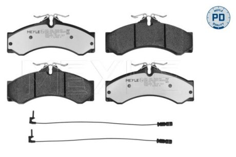 Комплект гальмівних колодок MEYLE 025 290 7620/PD