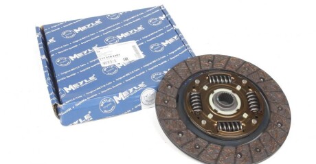 Диск сцепления VW PASSAT 1,6 96-00 AUDI 80-100-A4-A6 1,6-1,8-1,9TD 86-97 (Выр-во) MEYLE 117 210 2301