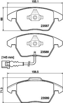 Колодки гальмівні дискові MINTEX MDB2604