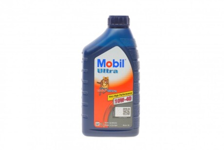 Олива двигуна 1L Ultra 10W40 (ACEA A3/B3 MB 229.1) MOBIL 152198 (фото 1)