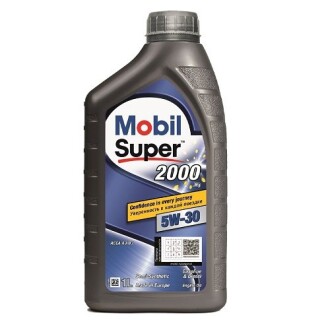 Олива моторна SUPER 2000 X1 5W-30 (Каністра 1л) MOBIL 155184