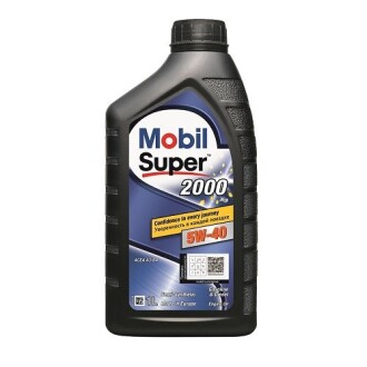 Олива моторна SUPER 2000 X3 5W-40 (Каністра 1л) MOBIL 155338