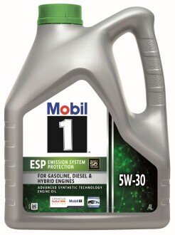 1 ESP 5W30 4л олива моторна EU. MOBIL 157294